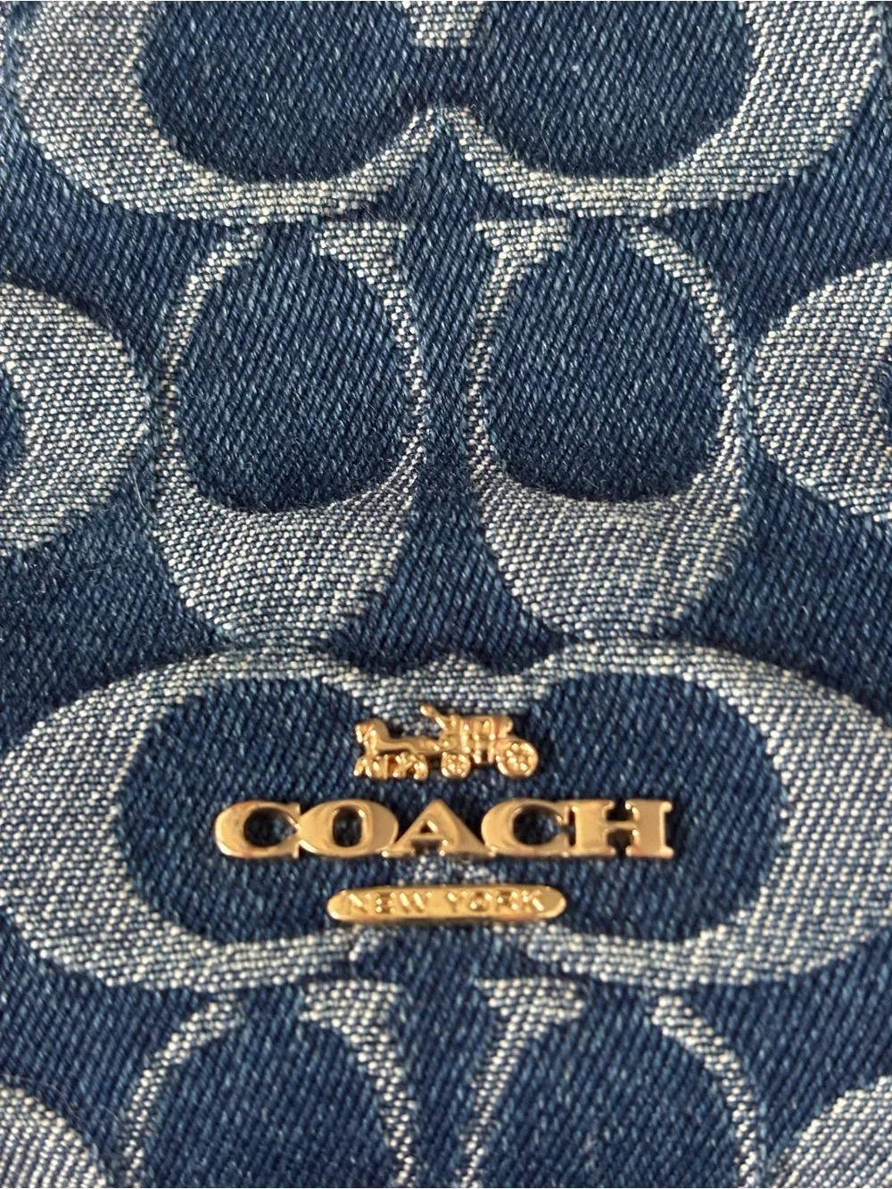Coach double zip